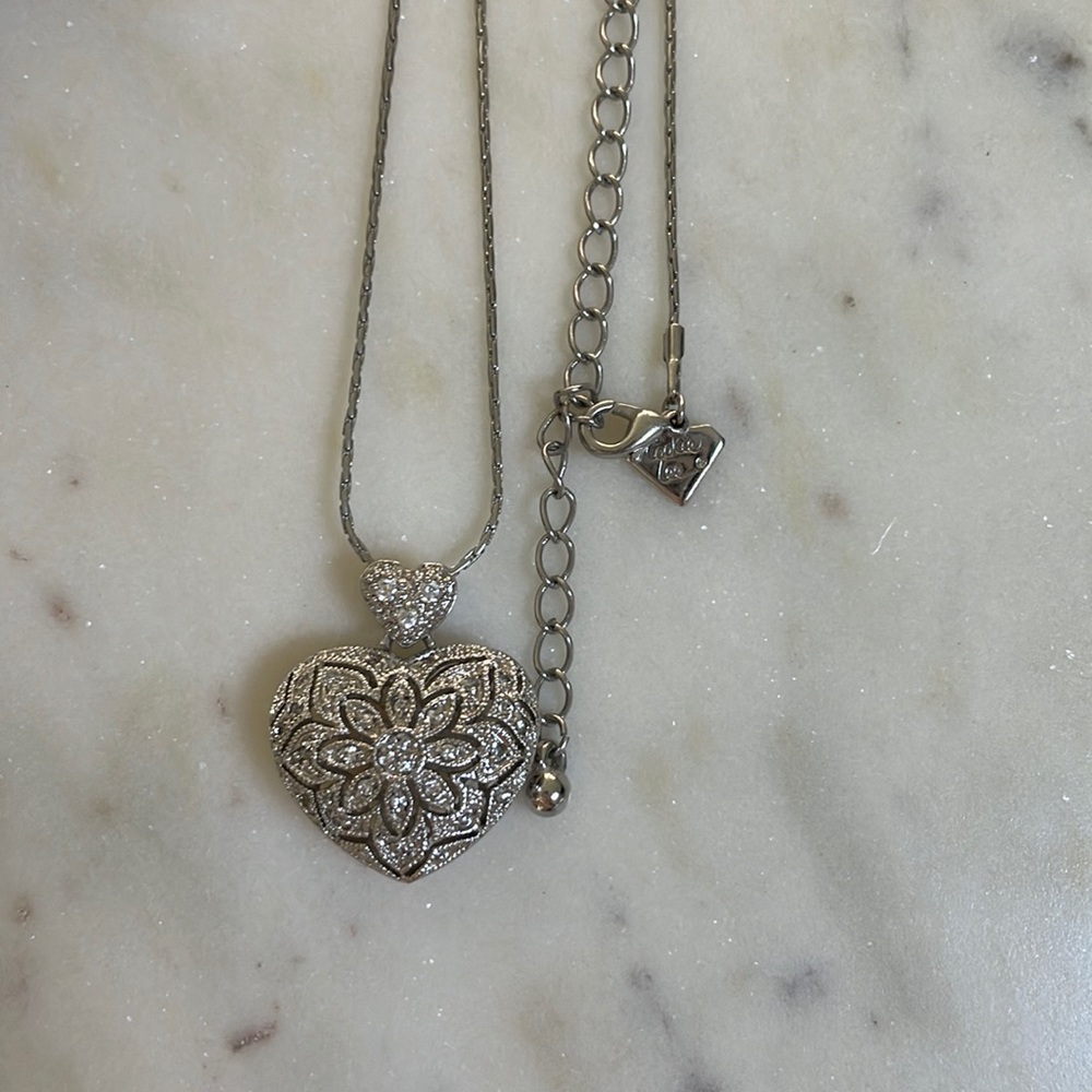 Cookie Lee heart necklace